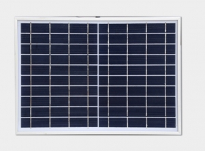 10W鋁邊框多晶硅玻璃太陽能電池板